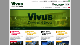 What Vivus.cz website looked like in 2020 (4 years ago)