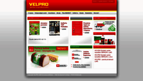 What Velpro.hr website looked like in 2020 (4 years ago)