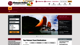 What Vietnamonline.com website looked like in 2020 (4 years ago)