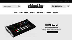 What Videoking.cz website looked like in 2020 (4 years ago)