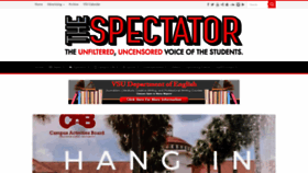 What Vsuspectator.com website looked like in 2020 (5 years ago)