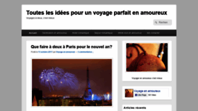 What Voyage-en-amoureux.com website looked like in 2020 (4 years ago)