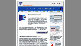 What Virtualpsychology.com website looked like in 2020 (4 years ago)