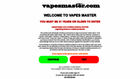 What Vapesmaster.com website looked like in 2020 (4 years ago)