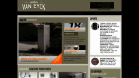 What Van-eyck.be website looked like in 2020 (4 years ago)