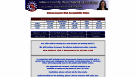 What Volusiaelections.org website looked like in 2020 (4 years ago)