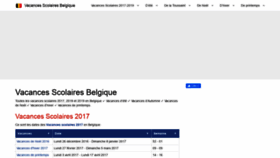 What Vacancesscolaires-be.be website looked like in 2020 (4 years ago)