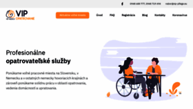 What Vip-pflege.eu website looked like in 2020 (4 years ago)