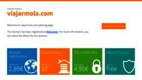 What Viajarmola.com website looked like in 2020 (4 years ago)