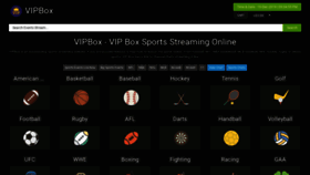 What Vipbox.live website looked like in 2020 (4 years ago)