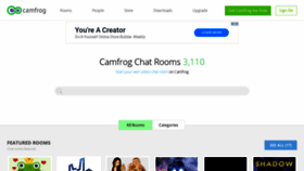 What Videochat.camfrog.com website looked like in 2020 (4 years ago)