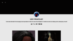 What Veryprivateart.com website looked like in 2020 (4 years ago)