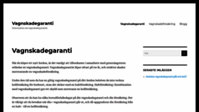 What Vagnskadegaranti.se website looked like in 2020 (4 years ago)