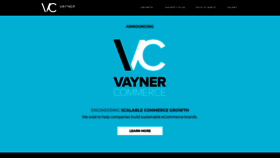 What Vaynercommerce.com website looked like in 2020 (3 years ago)