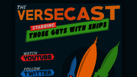 What Versecast.org website looked like in 2020 (4 years ago)