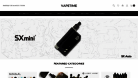 What Vapetime.co.uk website looked like in 2020 (4 years ago)