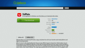 What Vidmate.jaleco.com website looked like in 2020 (3 years ago)
