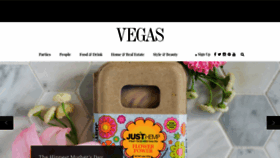 What Vegasmagazine.com website looked like in 2020 (4 years ago)