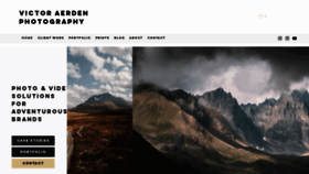 What Victoraerden.com website looked like in 2020 (4 years ago)
