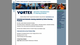 What Vortexchem.co.za website looked like in 2020 (3 years ago)