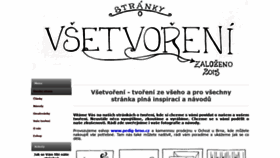 What Vsetvoreni.cz website looked like in 2020 (4 years ago)