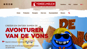 What Vondelmolen.be website looked like in 2020 (4 years ago)