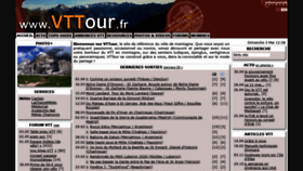 What Vttour.fr website looked like in 2020 (3 years ago)