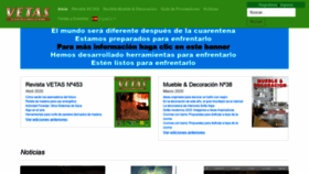 What Vetas.com website looked like in 2020 (4 years ago)