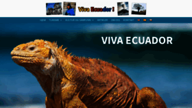 What Vivaecuador.no website looked like in 2020 (4 years ago)