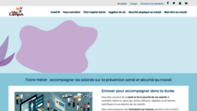 What Vitalcampus.fr website looked like in 2020 (4 years ago)