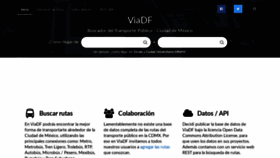 What Viadf.mx website looked like in 2020 (3 years ago)