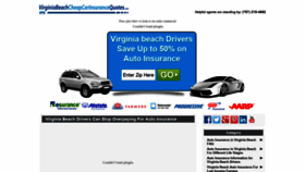 What Virginiabeachcarinsurancequotes.com website looked like in 2020 (3 years ago)