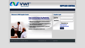 What Vwrsuppliercentral.com website looked like in 2020 (3 years ago)