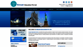 What Voruan.com website looked like in 2020 (4 years ago)