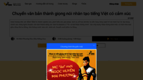 What Vbee.vn website looked like in 2020 (3 years ago)