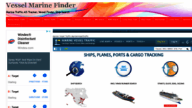 What Vesselmarinefinder.com website looked like in 2020 (4 years ago)