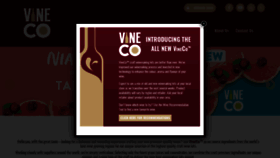 What Vinecowine.com website looked like in 2020 (3 years ago)