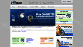 What Voicynx.com website looked like in 2020 (3 years ago)