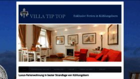 What Villa-tip-top.de website looked like in 2020 (3 years ago)