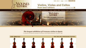 What Violinesdeluthier.com website looked like in 2020 (4 years ago)
