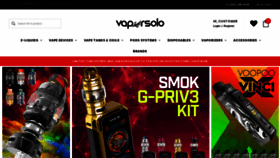 What Vaporsolo.com website looked like in 2020 (3 years ago)