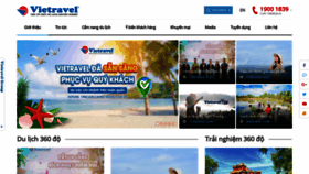What Vietravel.com website looked like in 2020 (3 years ago)