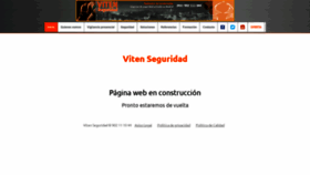 What Vitenseguridad.com website looked like in 2020 (3 years ago)