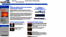 What Voicegatecorp.com website looked like in 2020 (3 years ago)