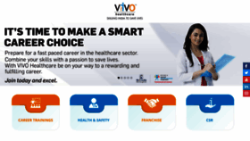 What Vivohealthcare.com website looked like in 2020 (3 years ago)