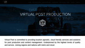 What Virtualpostproduction.com website looked like in 2020 (3 years ago)