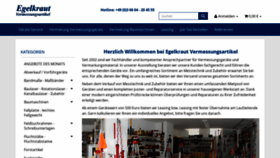 What Vermessungsartikel.de website looked like in 2020 (3 years ago)