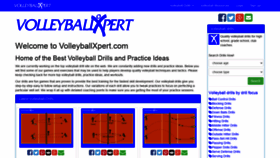 What Volleyballxpert.com website looked like in 2020 (3 years ago)