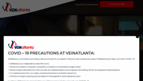 What Veinatlanta.com website looked like in 2020 (3 years ago)