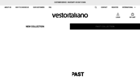 What Vestoitaliano.it website looked like in 2020 (3 years ago)